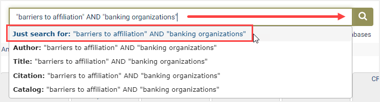 screenshot of one-box search for keywords in Taxation and Economic Reform in America